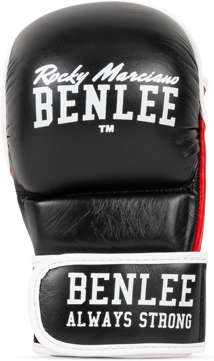 BENLEE MMA-Trainingshandschuhe aus Leder (1 Paar) Striker S/M Schwarz, S/M Schwarz