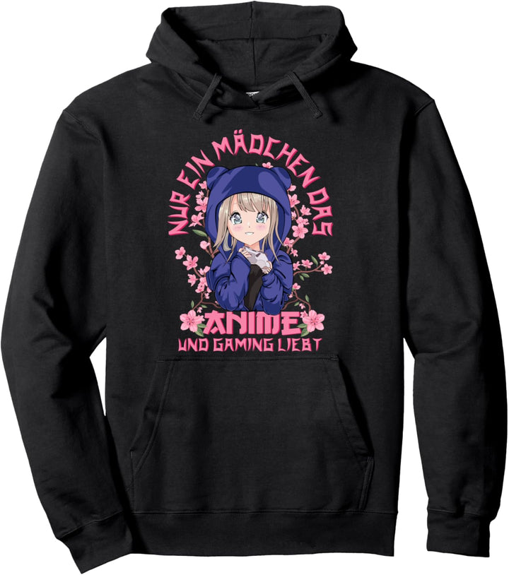 Kawaii Sakura Japan Tokyo Anime Style - Anime Gaming Mädchen Pullover Hoodie