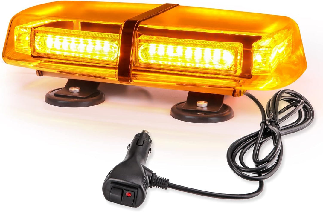 ROUTEKING 54 LED Warnleuchte - 12/24V Rundumkennleuchte Warnlicht Warnblinkleuchte Blitzlicht Auto L