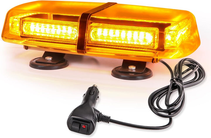 ROUTEKING 54 LED Warnleuchte - 12/24V Rundumkennleuchte Warnlicht Warnblinkleuchte Blitzlicht Auto L
