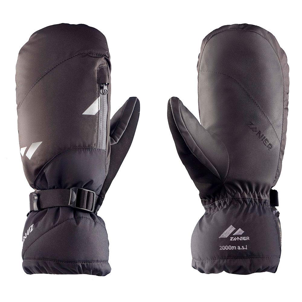 Zanier-Unisex-Fäustlinge-RIDE.GTX MITTEN 7.5 Schwarz, 7.5 Schwarz