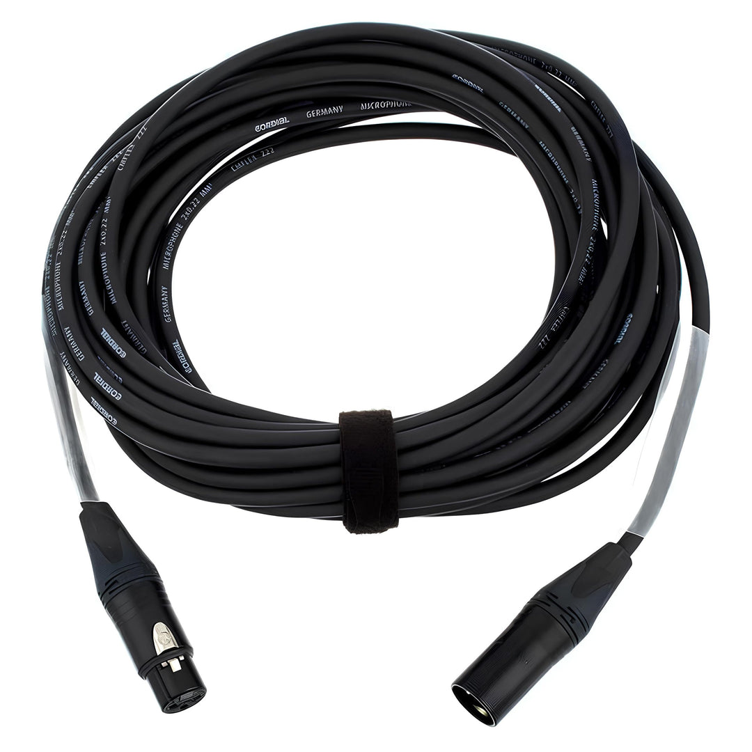 CORDIAL Kabel micro XLR 10 m Kabel MICROPHONE Select symmetrisch Standard Noir 10 M, Noir 10 M