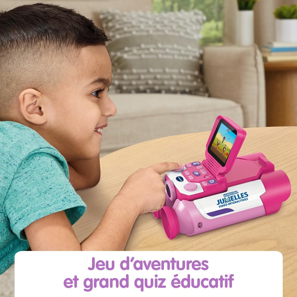 VTech Genius XL – Interaktives Video-Fernglas, Rosa