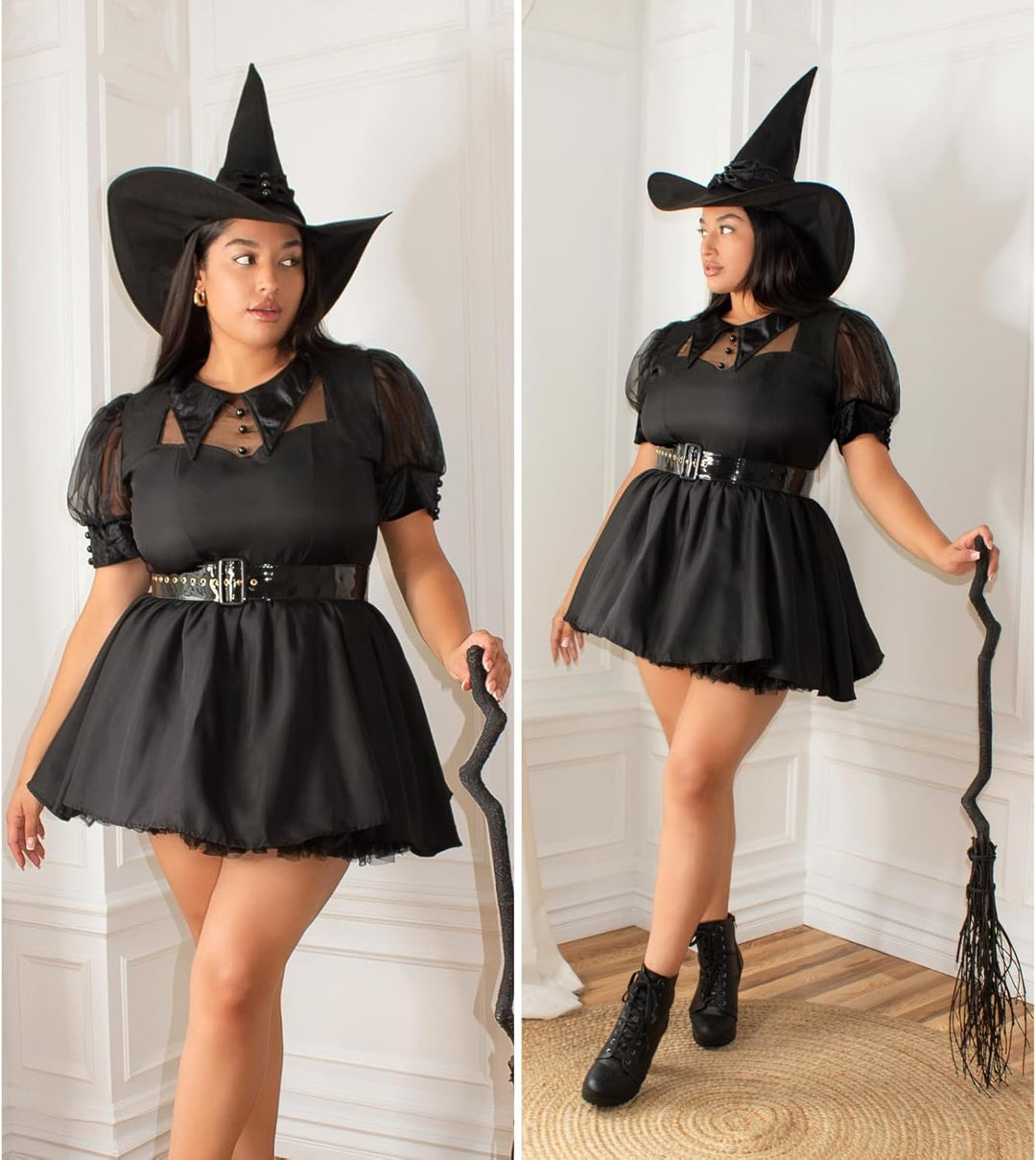 LEG AVENUE 85238 - "Bewitching Witch" Kostüm für Erwachsene, Grösse M, schwarz Grösse: M (EUR 38), G