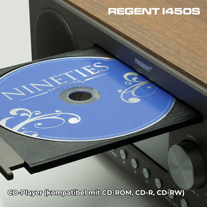 Ferguson Regent i450s CD-Player Internetradio mit Netzwerkfunktion, Spotify Connect, AUX, USB, Bluet