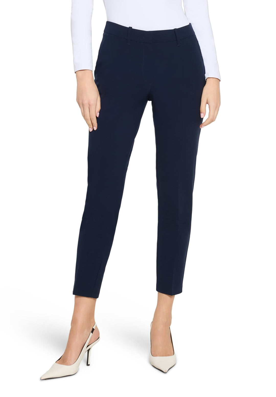 Betty & Co Damen Anzughose mit Taschen 36 Blau, 36 Blau