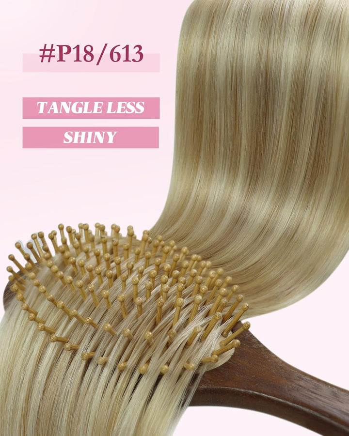 YoungSee Microring Extensions Echthaar Blond Micro Loop Extensions Echthaar 35cm Microring Extension
