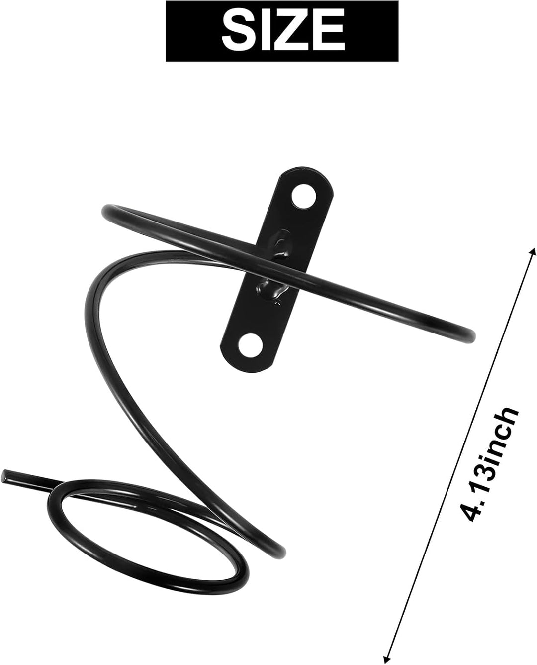 Packung mit 6 An der Wand Montierten Wein Regalen - Rot Wein Flaschen Display Halter mit Schrauben,