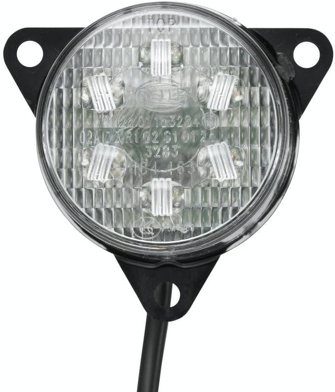 HELLA - Blinkleuchte - LED - 24V - Anbau/geschraubt - Lichtscheibenfarbe: glasklar - Kabel: 500mm -