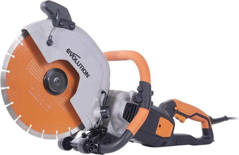 Evolution R300DCT +, 300 mm Betonsäge - 2400W Motor, kein Benzin, 115 mm Schnitt, inkl. Premium Diam