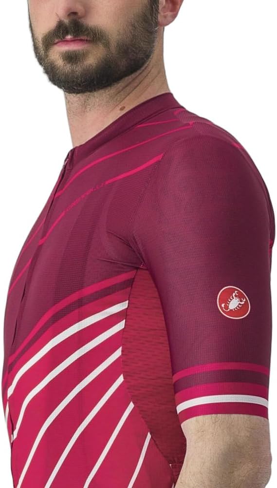 CASTELLI Herren Speed Strada Jersey T-Shirt XXL Bordeaux/Persisch Rot, XXL Bordeaux/Persisch Rot