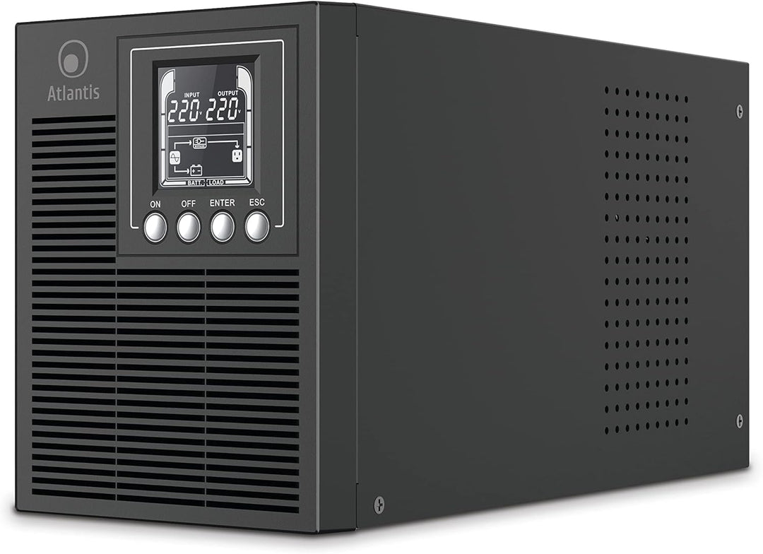 Atlantis A03-OP1002XLN UPS OnLine 88% Leiser unterbrechungsfreie Stromversorgung Server Doppelwandle