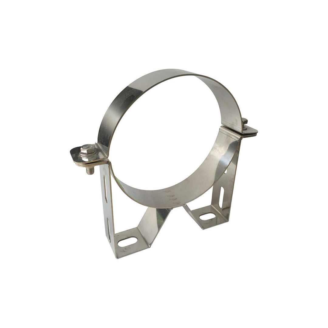 H&amp;M New Line Edelstahlschornstein Schornstein Einzelteil Zubehör Wandhalter Abstandhalter 50mm Absta