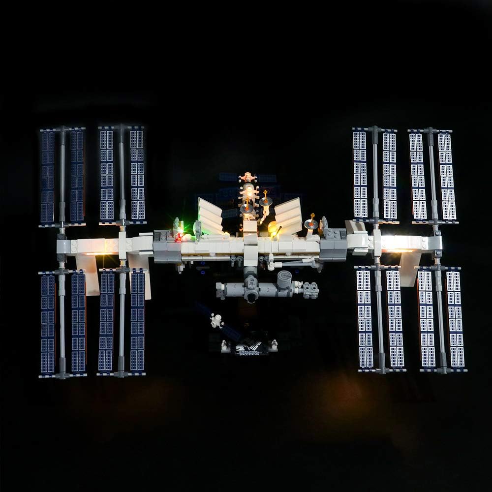 BRIKSMAX Led Beleuchtungsset für Lego Internationale Raumstation,Kompatibel Mit Lego 21321 Bausteine
