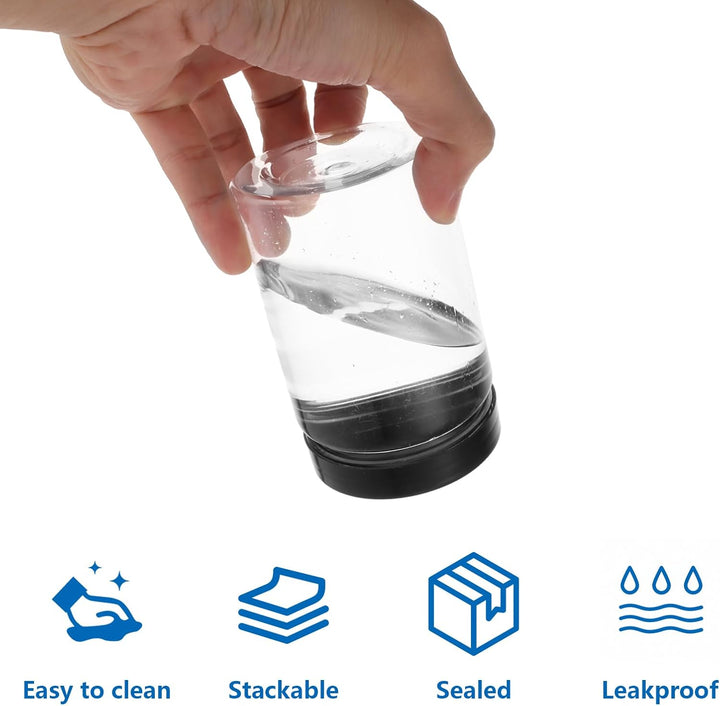 AKOLAFE 20er Set Vorratsdosen Set 290ml Luftdicht Plastikdosen mit Deckel BPA-Frei Aufbewahrungsdose
