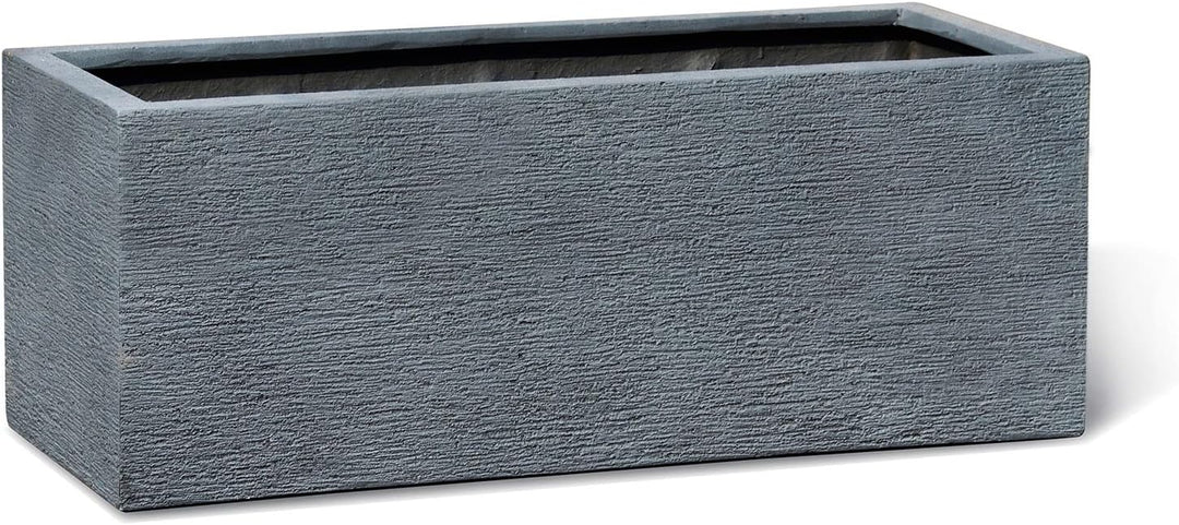ESCHBACH® Pflanzkübel Box 80 Stein Grau Rechteckig * 80 x 30 x 30 cm * 10 Jahre Garantie 80x30x30, 8