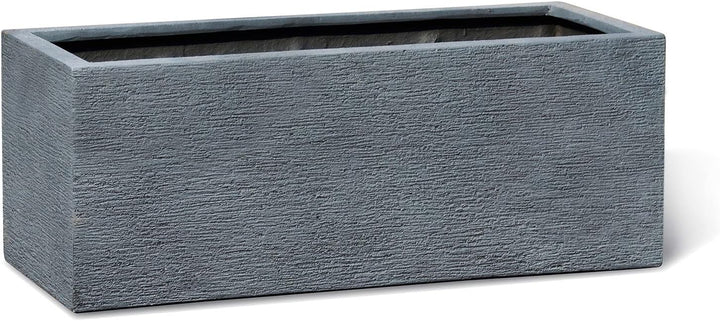 ESCHBACH® Pflanzkübel Box 80 Stein Grau Rechteckig * 80 x 30 x 30 cm * 10 Jahre Garantie 80x30x30, 8
