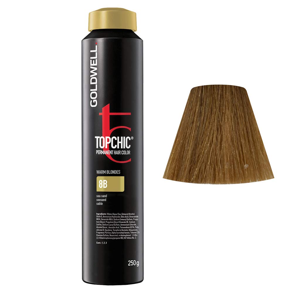 Goldwell Topchic Hair Color 8B (8.6 oz. canister) by Goldwell