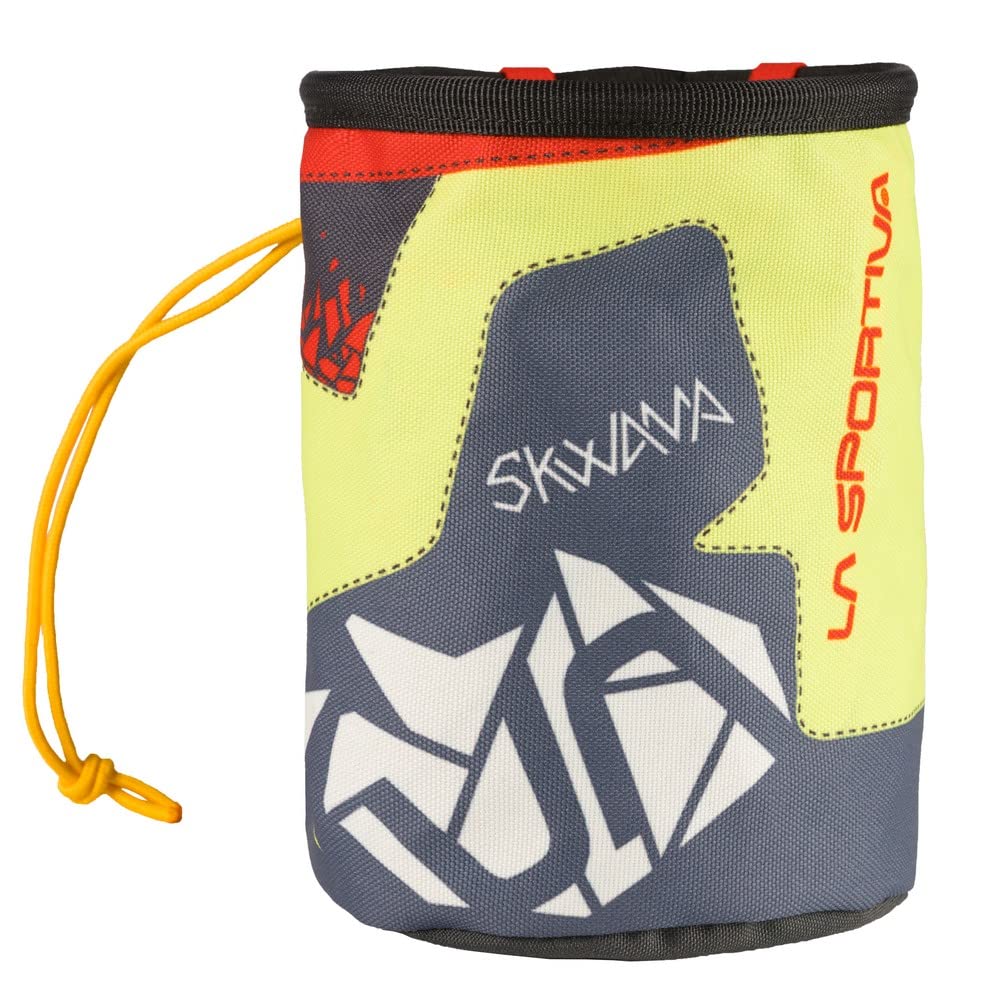 LA SPORTIVA Skwama Chalk Bag Gelb-Schwarz - Stylischer Chalk Bag, Grösse One Size - Farbe Black - Ye