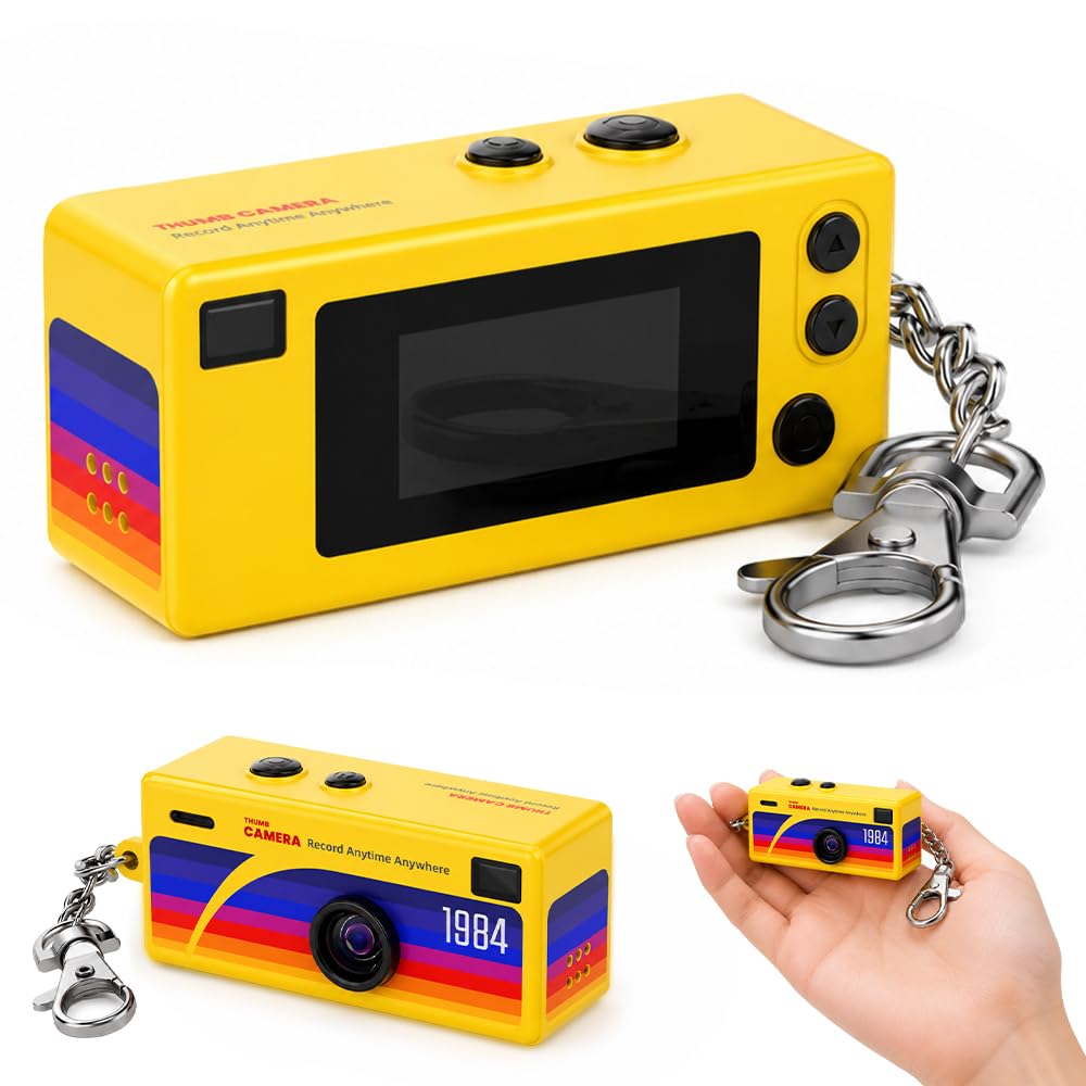 Mini Digitalkamera Schlüsselanhänger, 1080P Mini Kamera Schlüsselanhänger Foto und Videoaufzeichnung