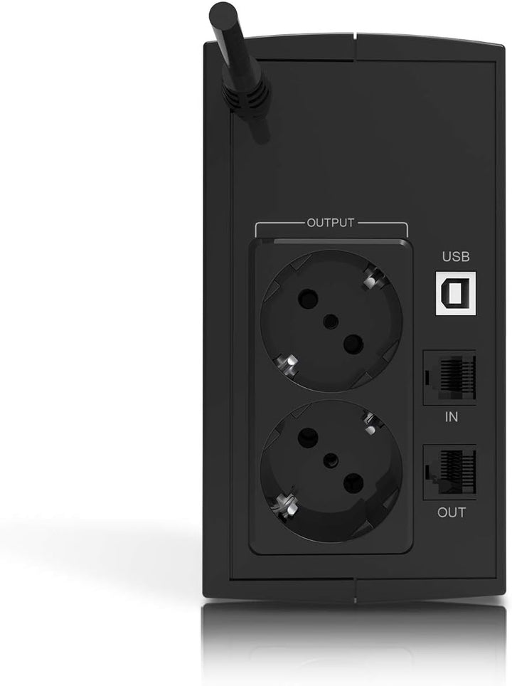 EPYC® NEON - USV für PC, UPS, Unterbrechungsfreie Stromversorgung für Modem Router, 850VA / 480 Watt