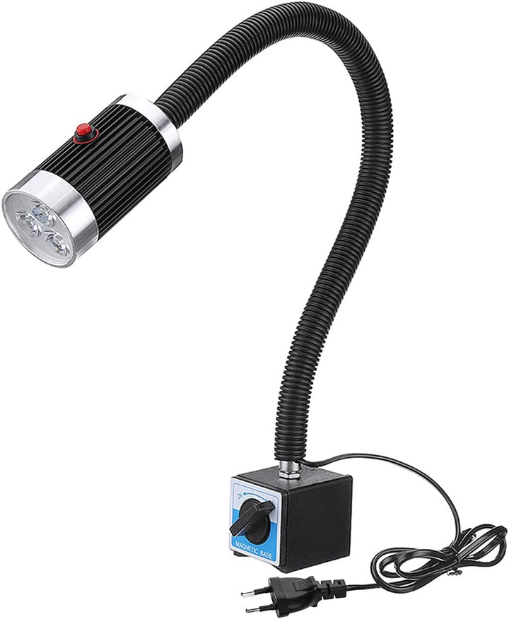 Maschinenlampe mit Magnetfuss,Magnetische LED Drehmaschine Lampe 9W Flexibel Wasserdicht Arm Licht m