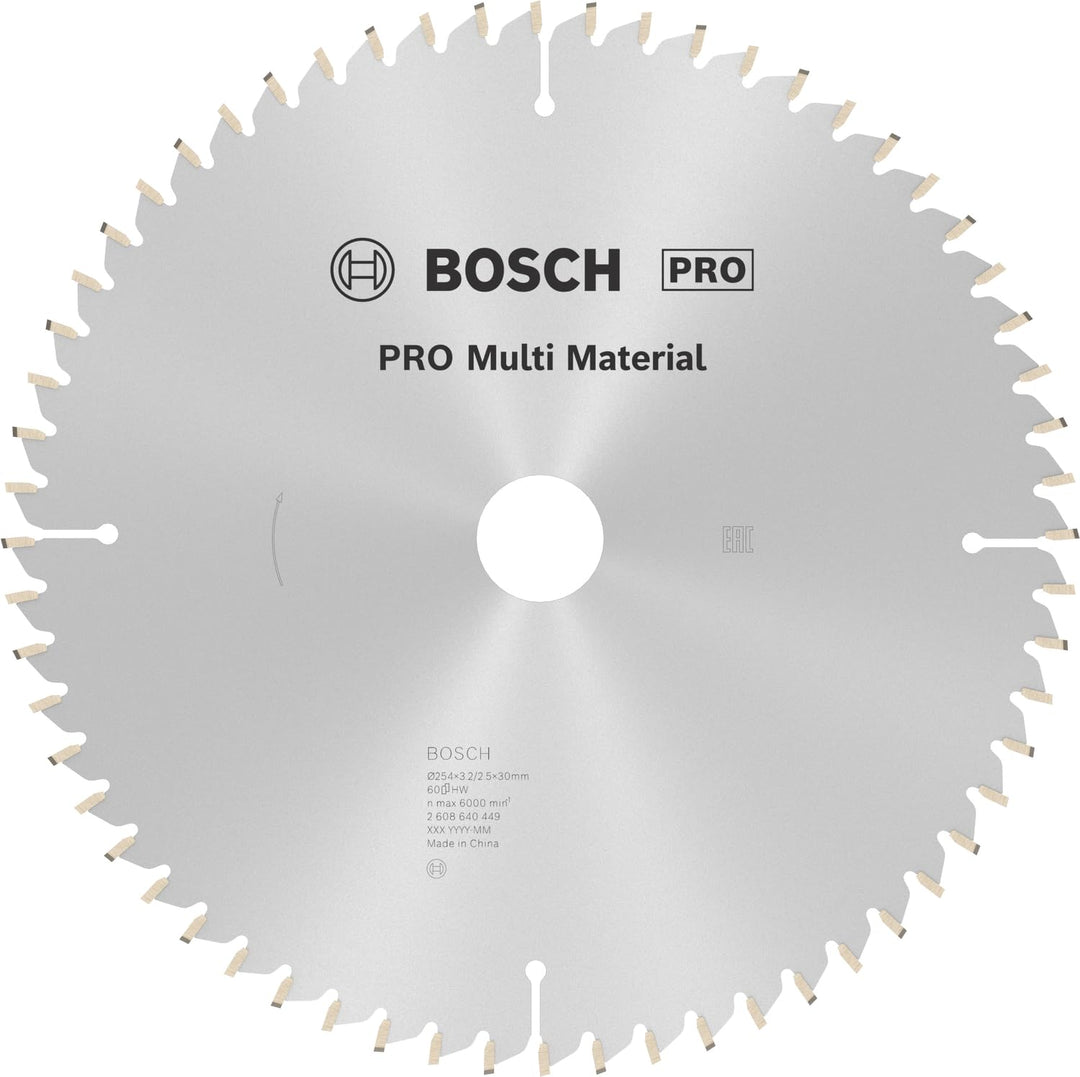Bosch Accessories Bosch Professional 1x Kreissägeblatt Multi Material (für Multimaterial, Sägeblatt