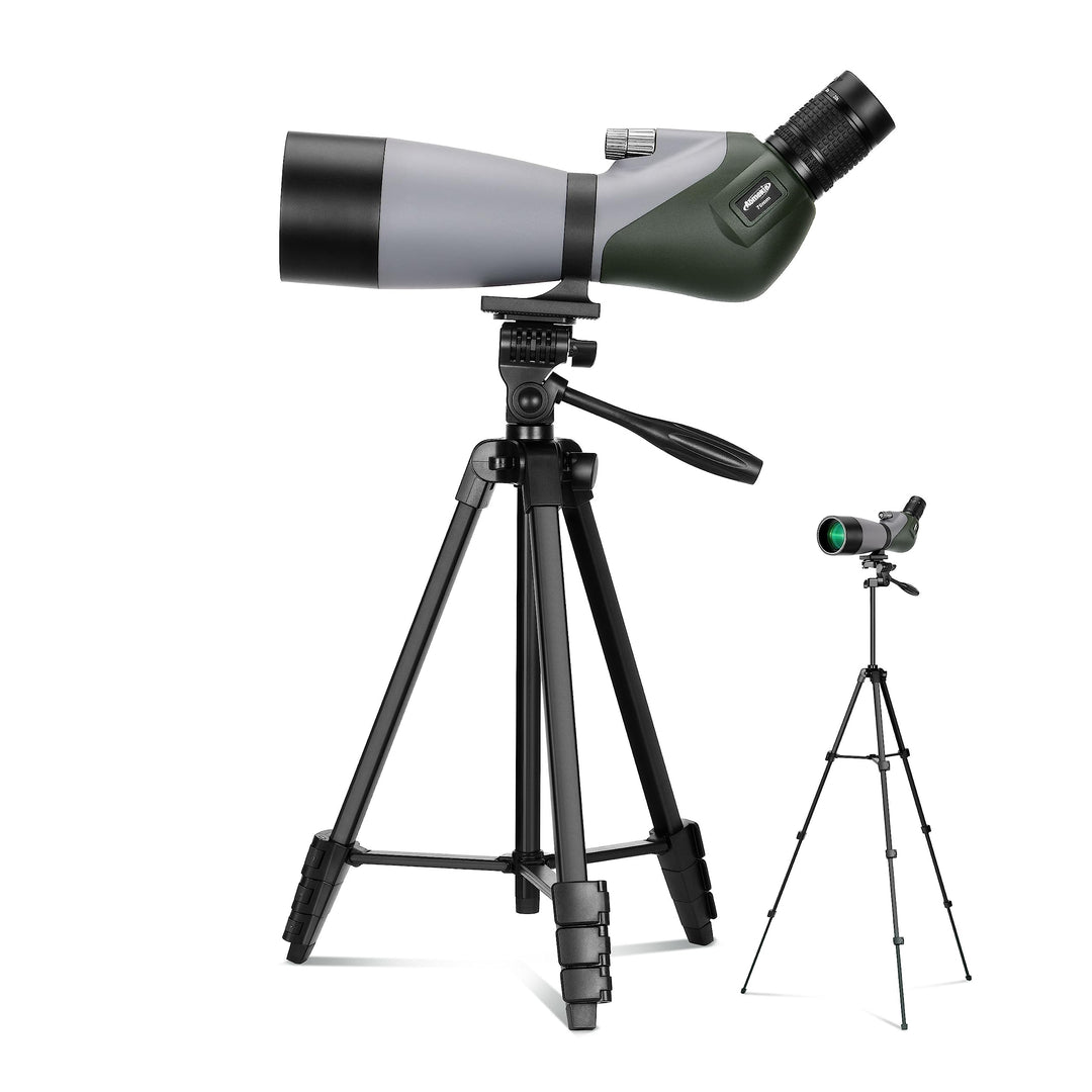 Aomekie 20-60x70MM Spektiv Sportschützen Jagd mit Verstellbarem Stativ Spotter Scope Wasserdicht Tel