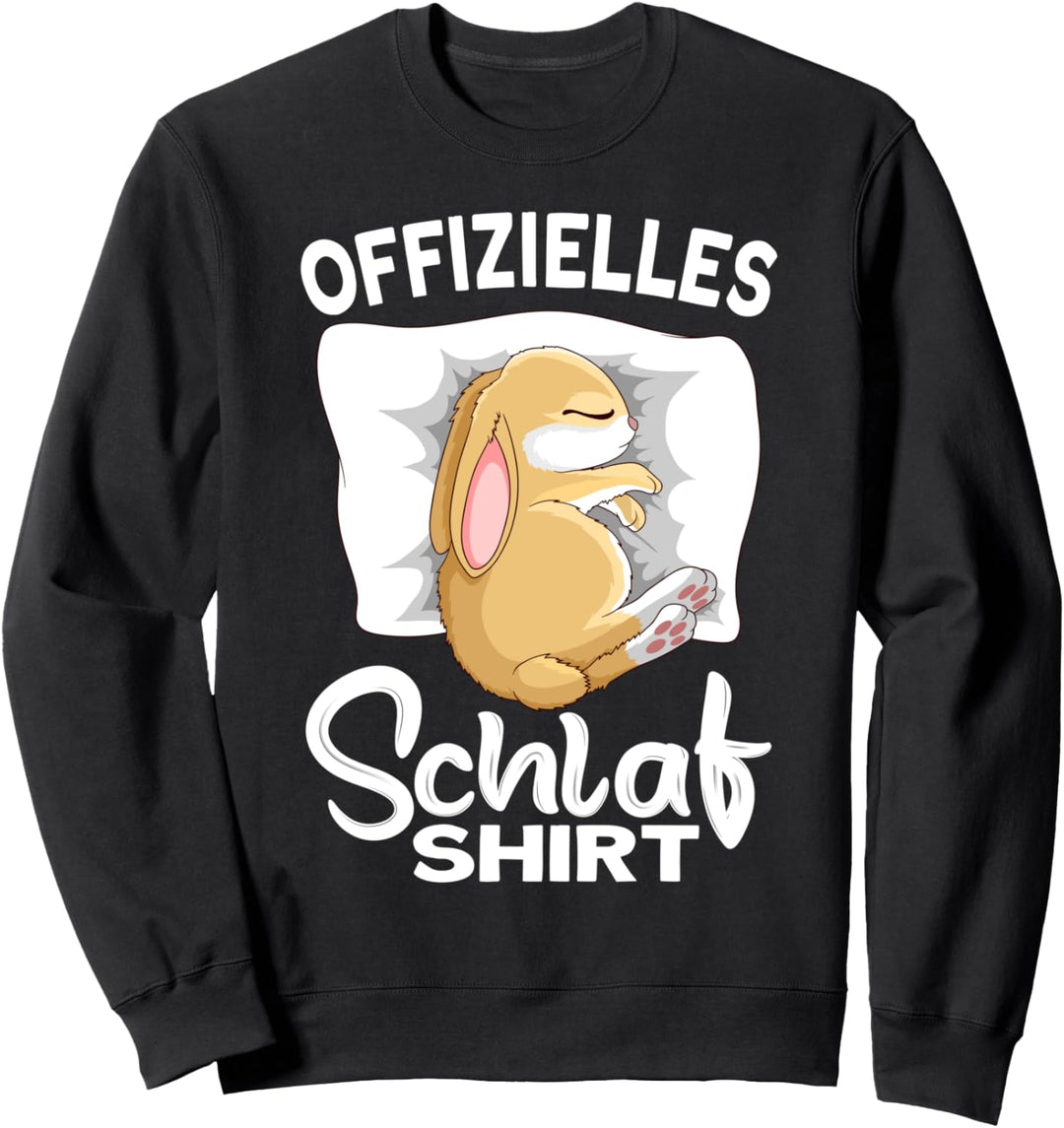 Offizielles Schlafshirt Hase Kaninchen Pyjama Sweatshirt