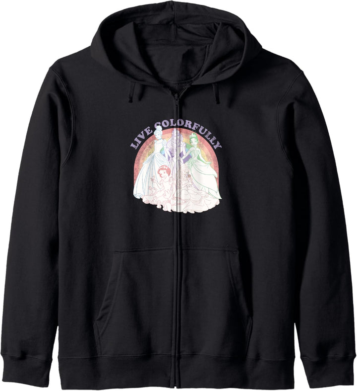 Disney Princess Rainbow Live Colorfully Rainbow Portrait C1 Kapuzenjacke