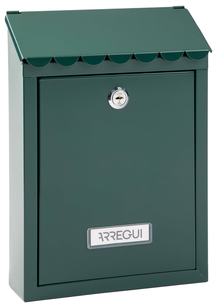 ARREGUI Civic E5723-C Briefkasten aus Verzinktem Stahl, Grösse S (DIN A5 Post), Wandbriefkasten für