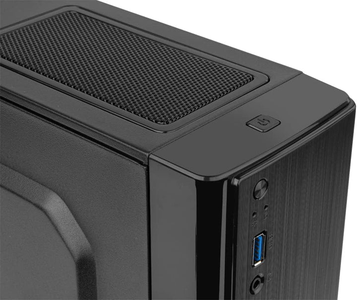 NOX LITE070 - NXLITE070 Mini-Tower mit Netzteil 500 W, USB 3.0, Lüfter 80 mm, Micro ATX, ITX, Frontp