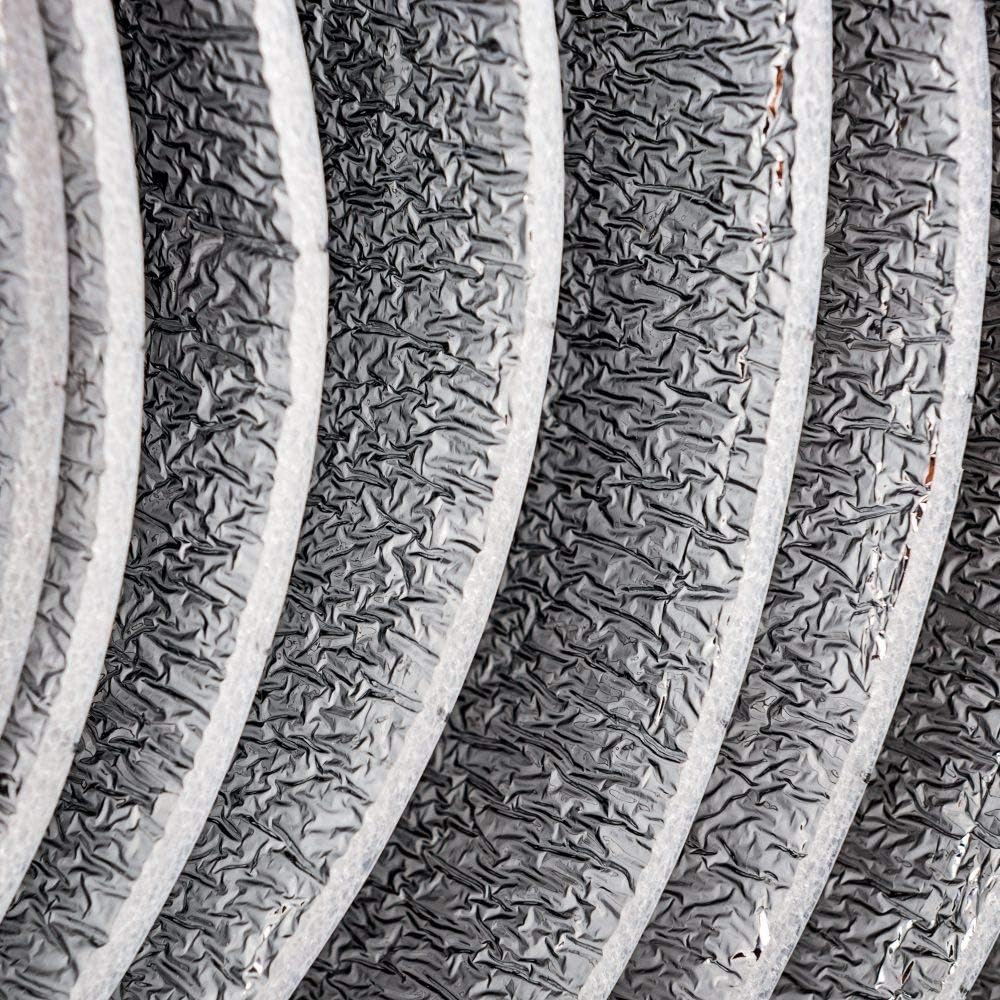 Aluminiumschaumisolierung - Dicke 3 mm oder 5 mm, Breite 100 cm - Wärme- und Schalldämmung für Fussb
