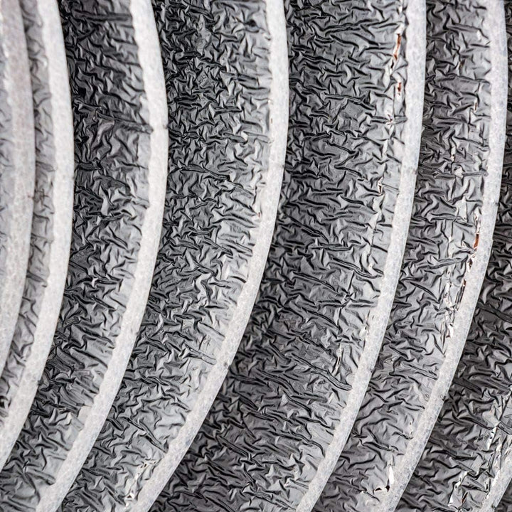Aluminiumschaumisolierung - Dicke 3 mm oder 5 mm, Breite 100 cm - Wärme- und Schalldämmung für Fussb