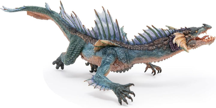 Papo – 36037 – Drache des Meeres – Das Mittelalter – Fantastisch – Sammelfigur – handbemalt – für Ki
