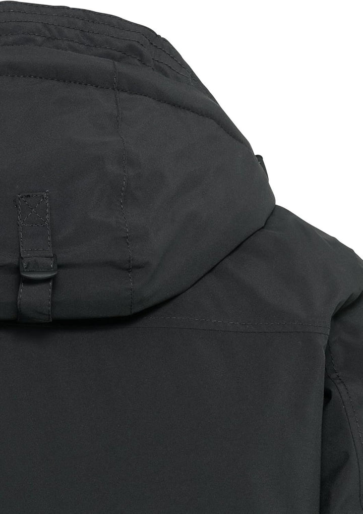 camel active Herren teXXXactive® Funktionsjacke mit Abnehmbarer Kapuze 27 Schwarz, 27 Schwarz