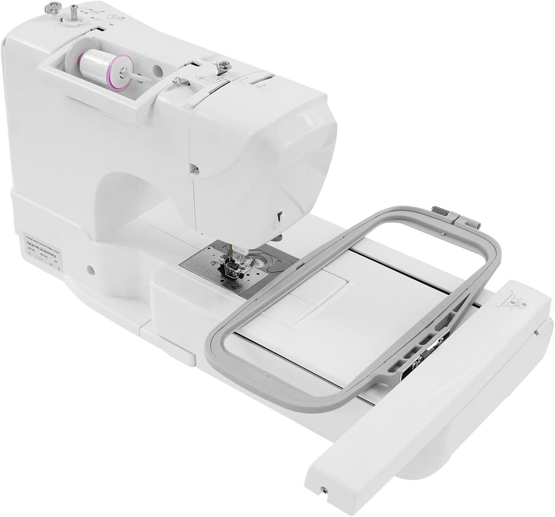 Automatische Stickmaschine, 45W computergesteuerte Nähmaschine mit 162 Integrierte Stichmuster, 0–65