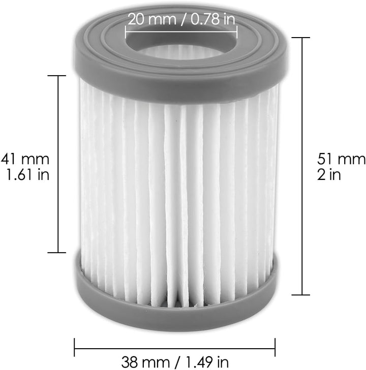 (7 Stück) M320 Ersatz-HEPA-Filter kompatibel mit Lefant M320/M320G Saugroboter, Filter-Zubehör-Set,