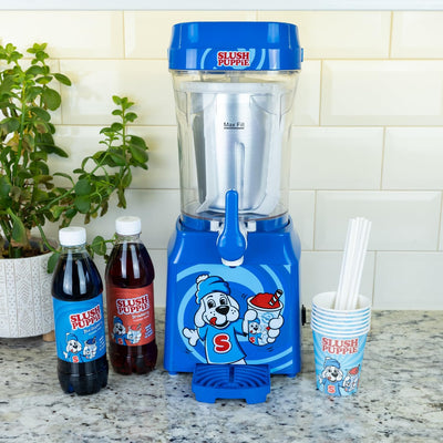 Slush Puppie Slushi Maschine – 1 Liter Eiskalter Spass mit Stil, Tragbarer Slush Ice Maker, Slush-Ei
