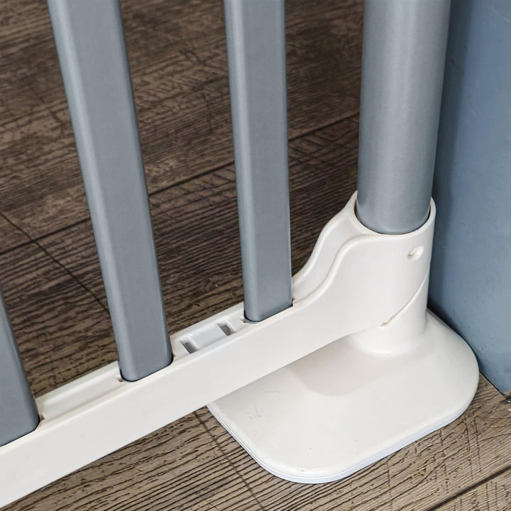 Tenzo-R Absperrgitter Treppenschutzgitter Grau 86-96cm 180cm Hoch