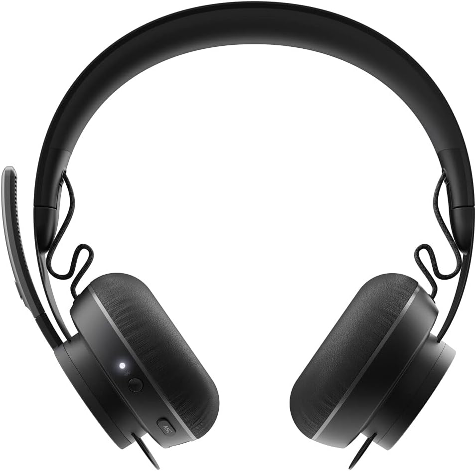 Logitech Zone Wired Headset mit Mikrofon mit Rauschunterdrückung, 981-000914, Schwarz, one Size Sing