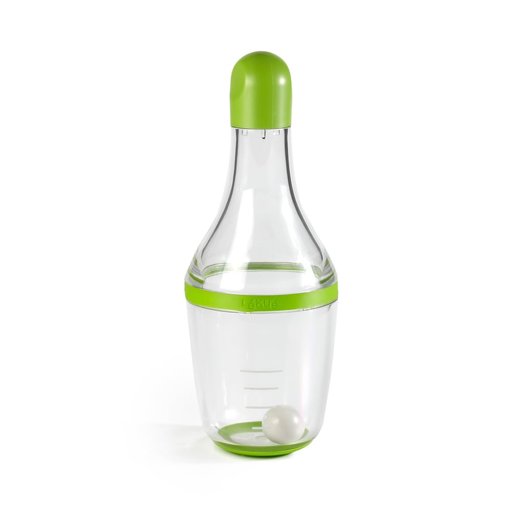 Lékué Dressing-Shaker, 180 ml, grün, 7.2 x 7.2 x 19.1 cm, Grün