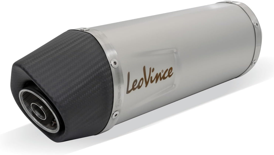 Endschalldämpfer LeoVince SLIP-ON SBK LV ONE EVO, Edelstahl, Carbon Kappe, mit Zulassung für Beta RR