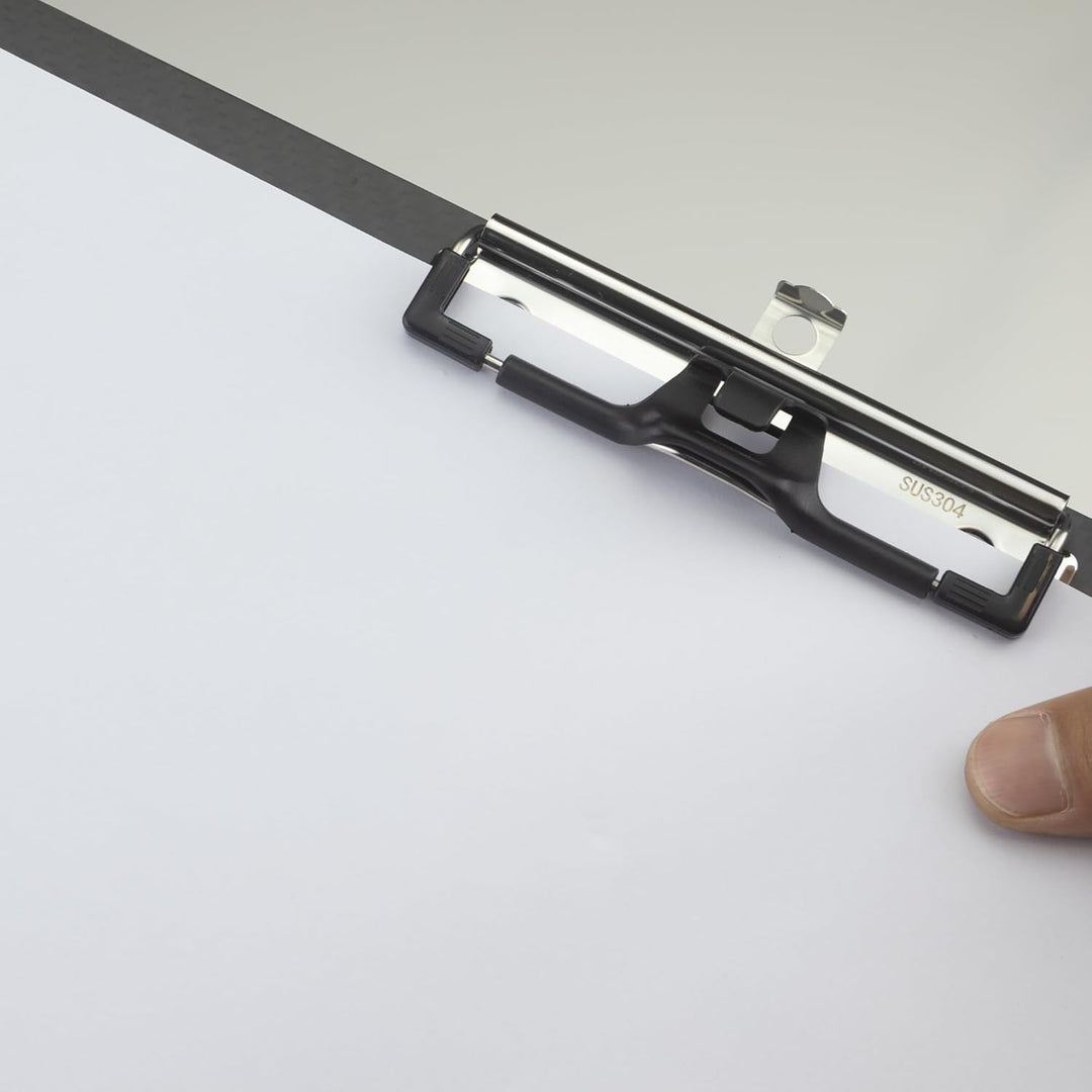 Echtes 3K-Kohlefaser-Klemmbrett, Ultraleicht,Robust und tragbar,1.5 mm Dicke, schwarz, geeignet für