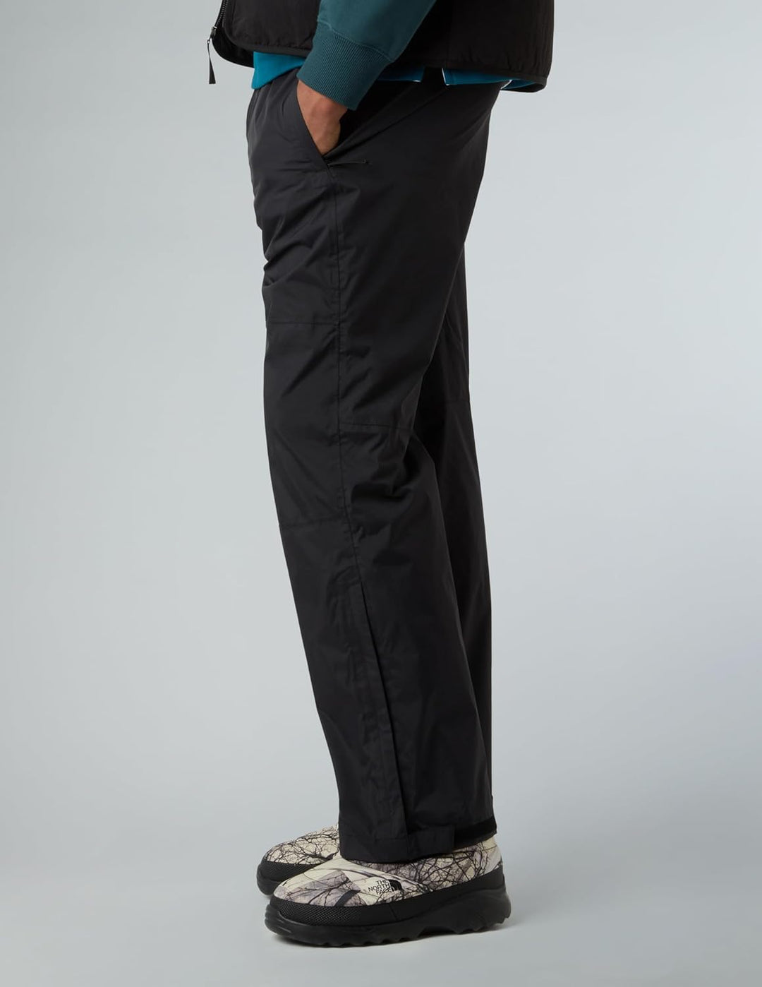 THE NORTH FACE - Herren Antora Regenhose - Wasserdicht, Atmungsaktiv - TNF Black-NPF S Tnf Black/Npf