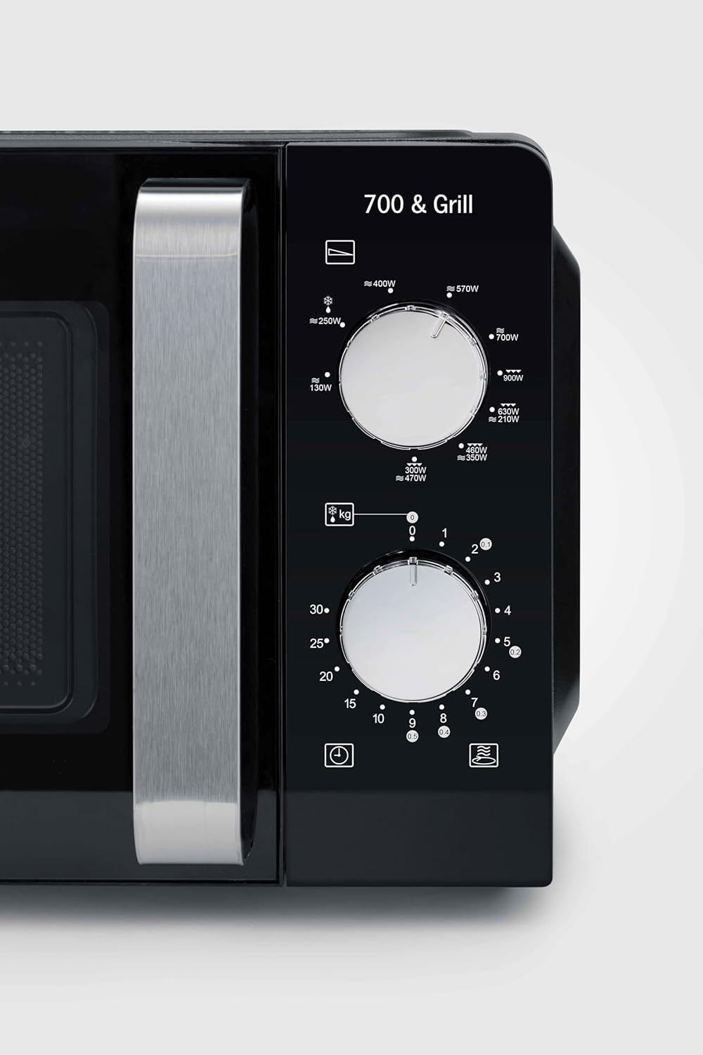 SEVERIN 2-in-1 Mikrowelle mit Grill 700 W, 900 W Grill, Grillofen mit 9 Automatikprogrammen, Mikrowe