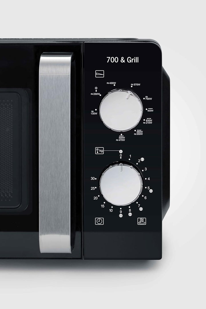 SEVERIN 2-in-1 Mikrowelle mit Grill 700 W, 900 W Grill, Grillofen mit 9 Automatikprogrammen, Mikrowe