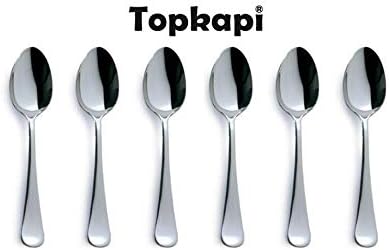 Topkapi – 18-TLG Türkisches Tee-Set Galata-Sultan, 6 Teegläser, 6 Untersetzer, 6 Teelöffel, Komplett