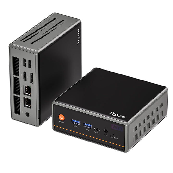 Trycoo Mini PC AMD Ryzen 5 5600H (6C/12T, up to 4.2GHz),16GB DDR4 RAM,512GB SSD,WiFi 6/ BT5.2/ Type-