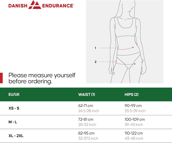 DANISH ENDURANCE Bambus Unterhosen Damen, 3er Pack Damen superweiche Slips, Stretch Bikini Panties,
